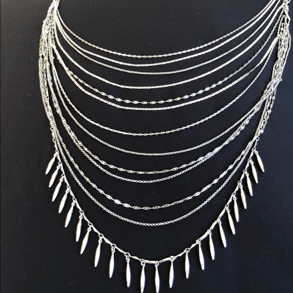 Silver Stella & Dot Necklace